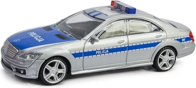 Rastar Mercedes S 63 AMG Polizei Automodell 1:43 - 1 Stück