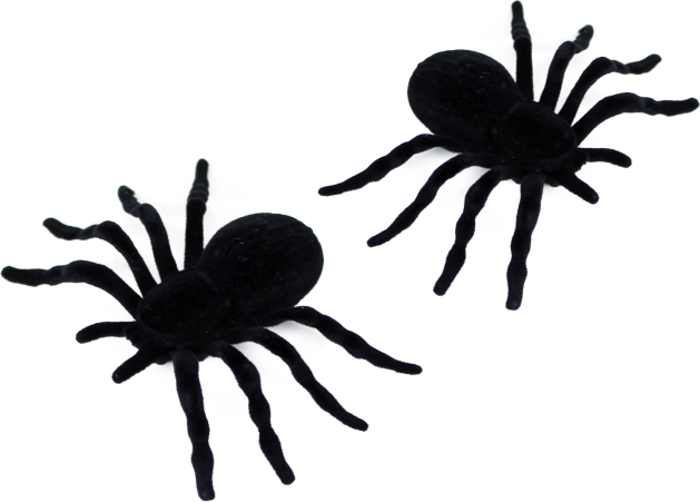 Halloween-Dekoration Spinnen 2 Stk