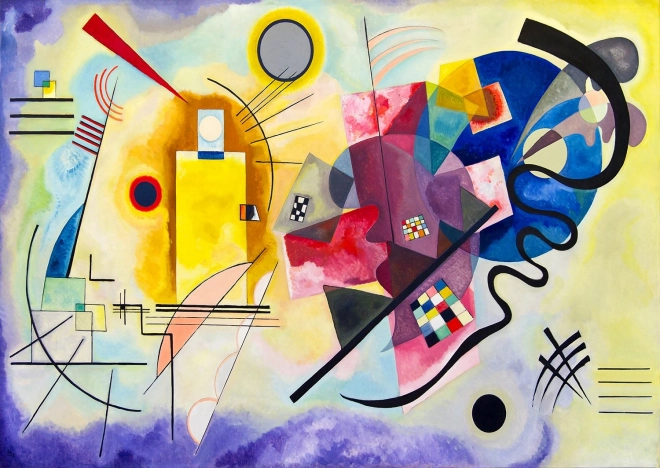Puzzle Wassily Kandinsky Gelb, Rot, Blau 1000 Teile