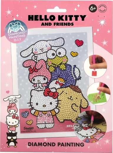 Hello Kitty Diamantmalerei nach Zahlen für Kinder