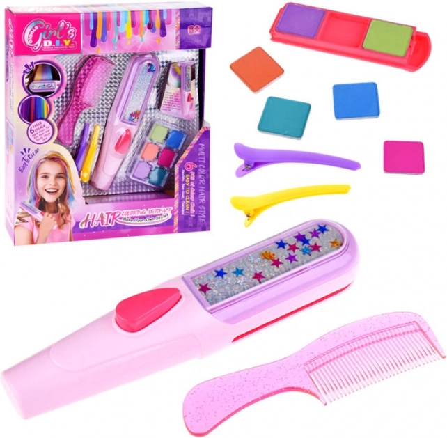 Bunte Haarkreide-Set