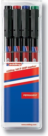 Permanentmarker Edding 141 F – Set 4 Stk.