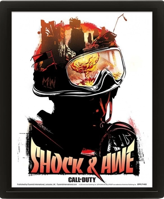 3D Bild CALL OF DUTY Shock