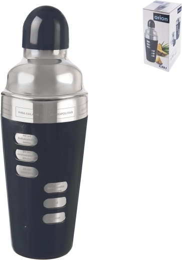 Edelstahl-Shaker mit Rezepten 0,69 l