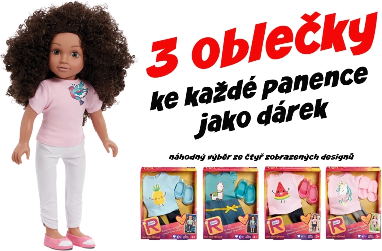 Puppe Mia mit Kleidung