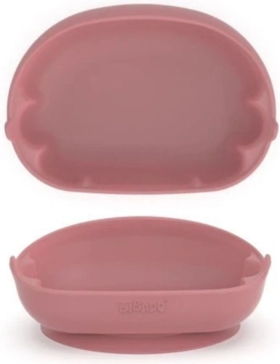 Bibado Learning Curve Silikonschüssel mit Saugnapf Blush