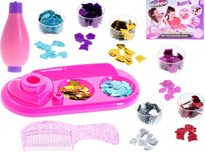 Kreativset zur Haarverzierung in Schachtel