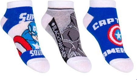 Avengers-Knöchelsocken-Set – 3 Paar