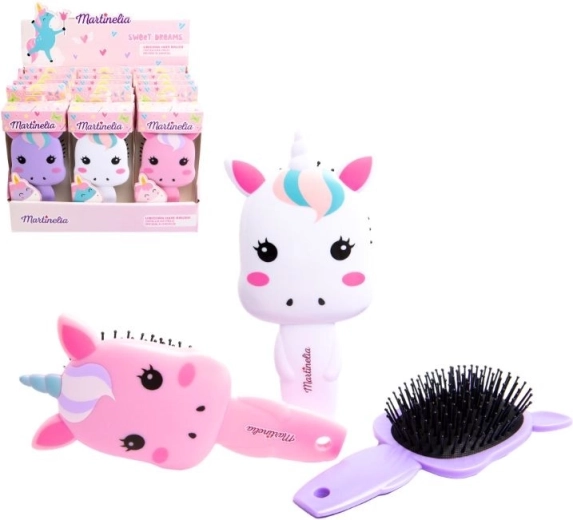 Haarbürste mit Einhorn-Motiv – 1 Stück