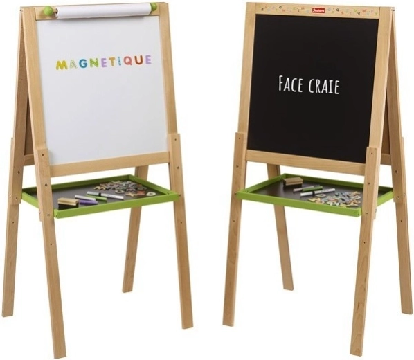 Jeujura Holz-Mehrzwecktafel mit Papierrolle 54 × 54 cm