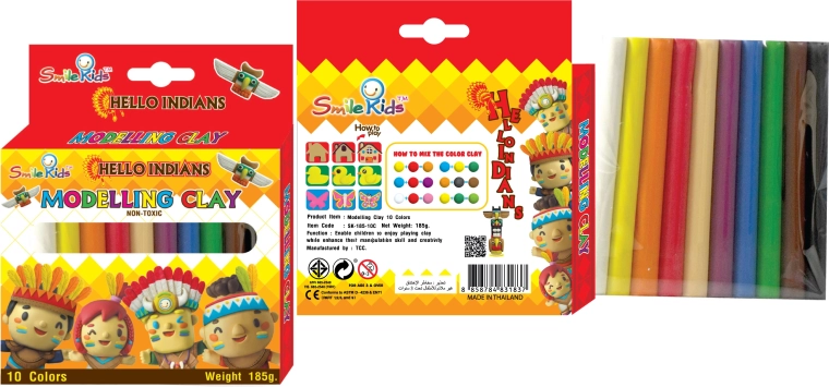 Knetmasse 10 Farben SPARKYS