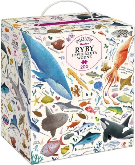 Puzzle Puzzlove Fische und Meerestiere 200 Teile