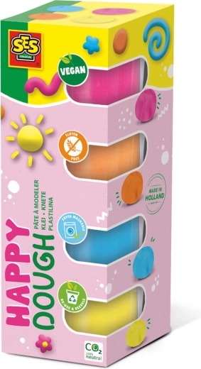 Knete SES Feel Good 4×90 g – Neonfarben