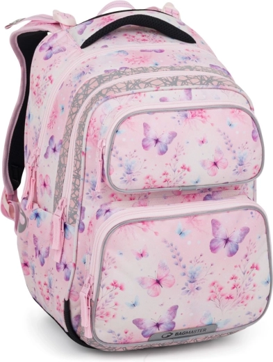 Bagmaster Schulranzen Schmetterlinge