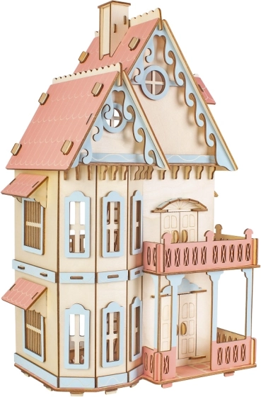 Woodcraft Holz 3D Puzzle Gotische Villa