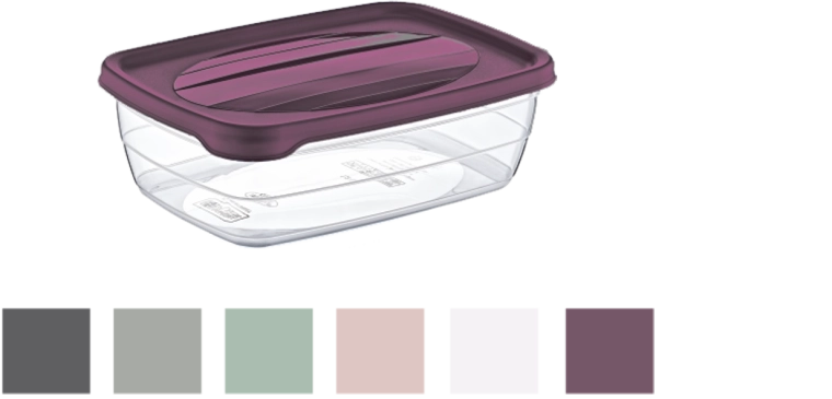 Rechteckige Aufbewahrungsbox Trend 0,3 l mit Deckel