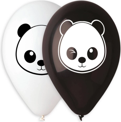 Gemar Latexballon mit Panda-Aufdruck 30 cm (Pastell) – 1 Stück