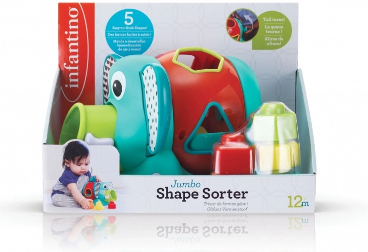Block-Sortierer – Elefant Infantino