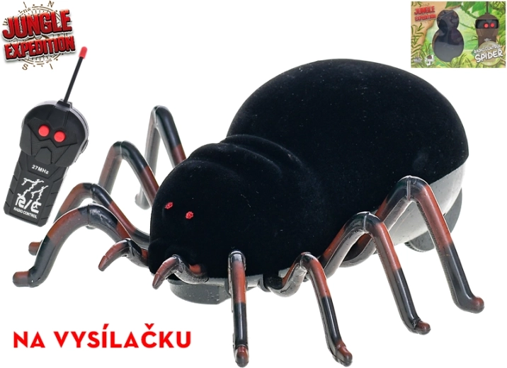Funkferngesteuerte Spinne Jungle Expedition 27 MHz, 12 cm