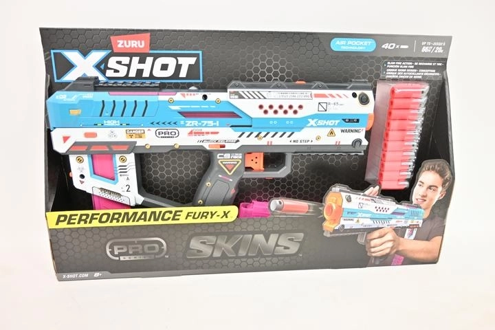 Zuru X-shot Skins Fury X zum Verschießen kurzer Darts