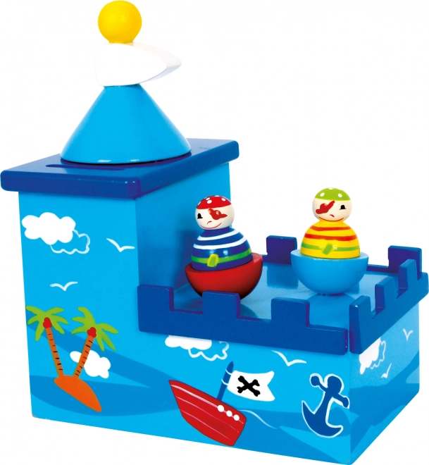 Small Foot Holz-Spardose mit Spieluhr Olli & Bolli