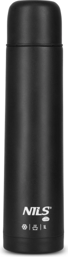 Thermosflasche NILS CAMP 1 l schwarz