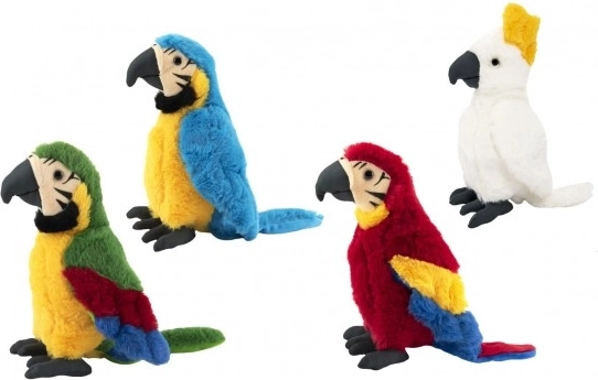 Plüschpapagei 27 cm – kuscheliger Freund in verschiedenen Farben