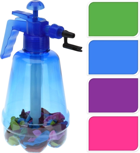 Tragbare Wasserballon-Pumpe 1,7 l mit 100 Ballons