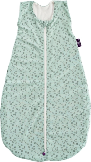 Leichter Sommerschlafsack Träumeland Liebmich Tencel Kreise mint 90 cm