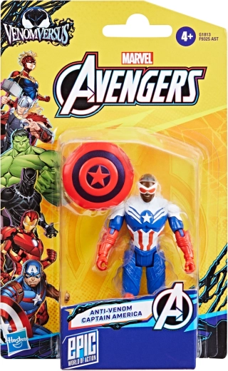 Hasbro Avengers Figur Captain America Anti-Venom 10 cm