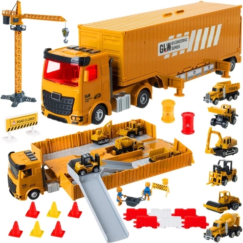 Iso Trade Baustellen-LKW mit Kran und Zubehör