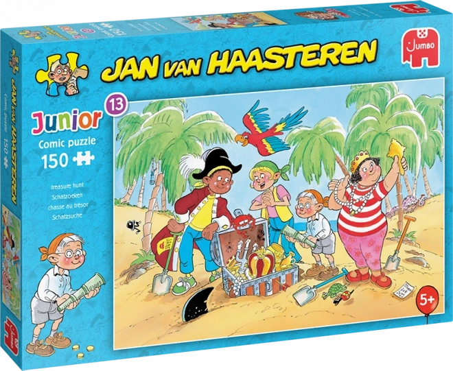 Jumbo Puzzle Jan van Haasteren Junior: Schatzsuche 150 Teile