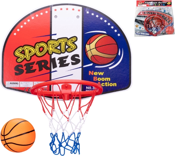 Kinder-Basketballkorb mit Ball 47,5 × 28 × 35,5 cm