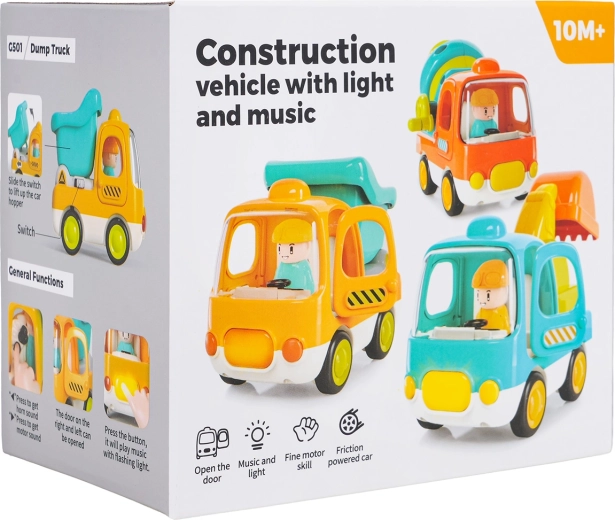 Interaktiver Kinderbagger mit Sound und Licht