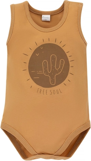 Pinokio Baby-Body Free Soul gelb, Größe 86