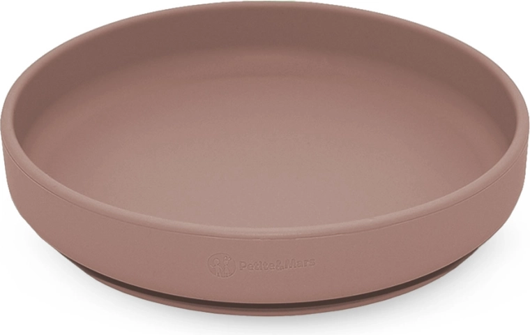 Petite&Mars Silikonteller mit Saugnapf Take&Match Velvet Latte 400 ml