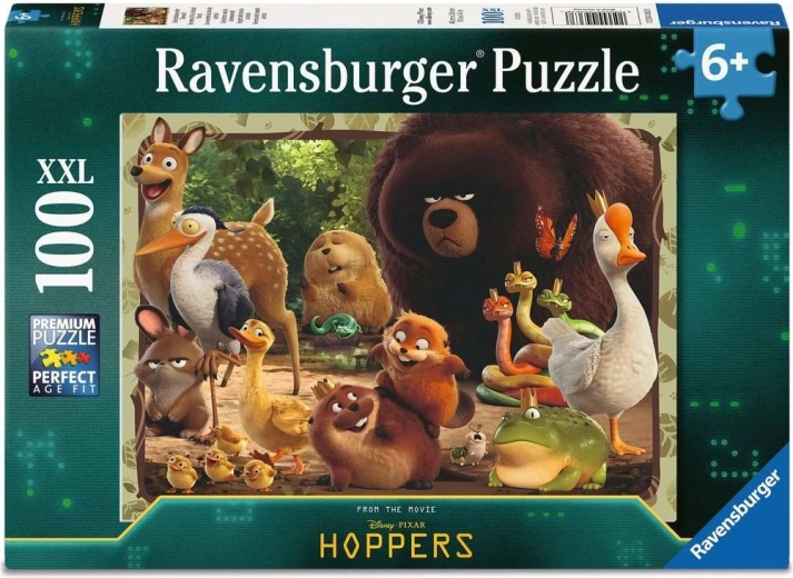 Ravensburger Puzzle Ab in die Wildnis XXL, 100 Teile