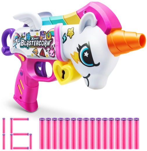 X-Shot Blastercorn Einhorn mit 16 Pfeilen