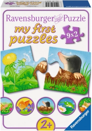 RAVENSBURGER Mein erstes Puzzle – Tierchen im Garten 9x2 Teile