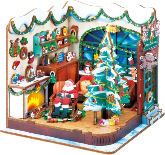 2Kids Toys 3D-Holzbausatz Santas Werkstatt