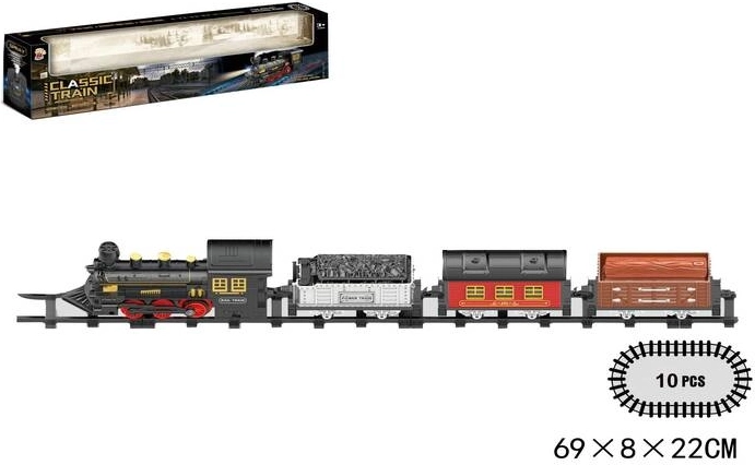 Batteriebetriebene Eisenbahnstrecke mit Raucheffekt