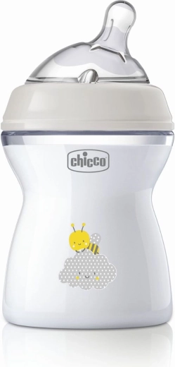 Chicco Anti-Kolik-Säuglingsflasche Natural Feeling 250 ml, neutral, 2m+