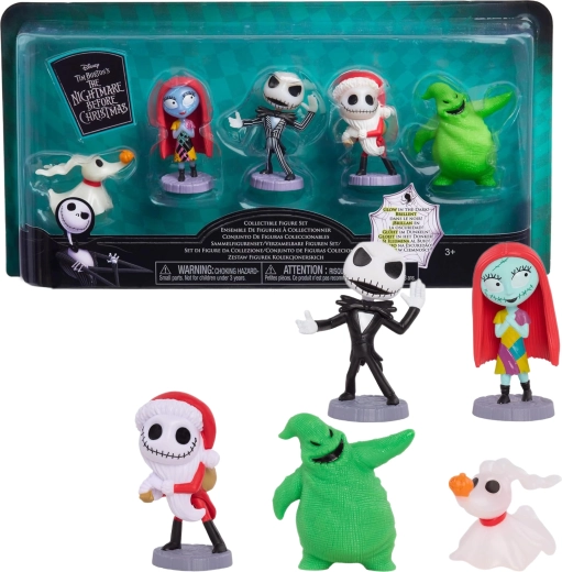 Nightmare Before Christmas – Set mit 5 im Dunkeln leuchtenden Figuren