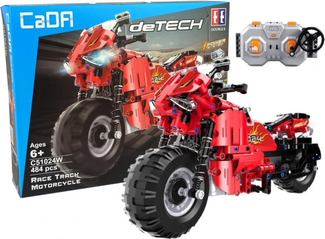 Bausteinset CaDA RC Motorrad 2,4 GHz, 484 Teile