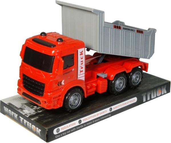 Roter Muldenkipper