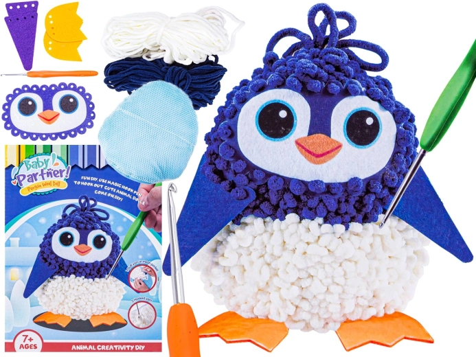 Kreativ-Set zum Plüschtier-Basteln – DIY Pinguin