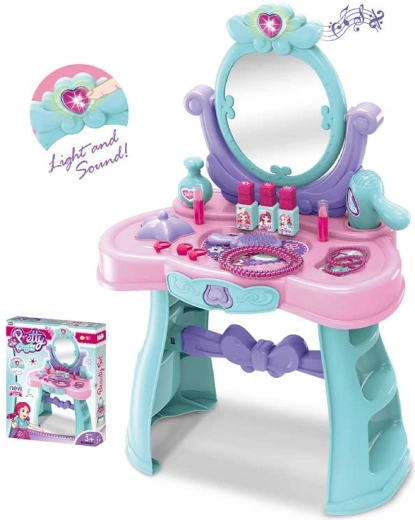 Schminktisch mit Licht und Musik für Kinder