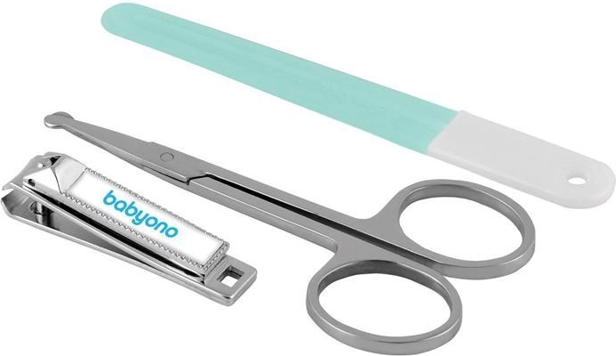 BabyOno Baby-Maniküre – Set in Mint