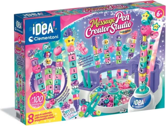 Clementoni Idea Art – Stifte-Fabrik mit Buchstaben