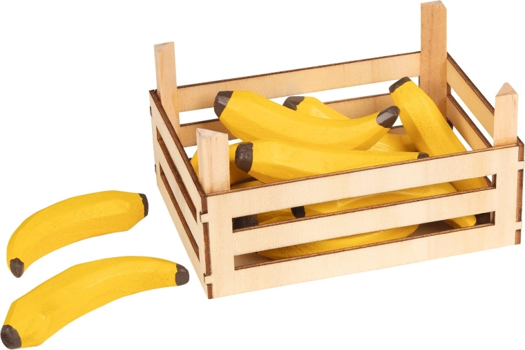 Kiste mit Bananen (Holzset)